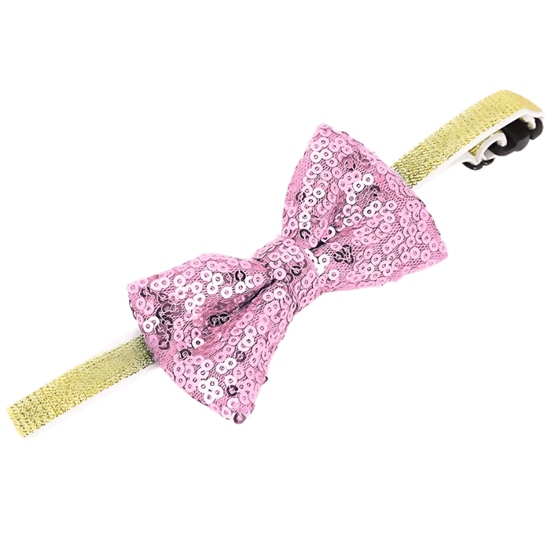 Sparkling Party Bow Tie Collar for Cats & Small Dogs Sparkling Party Bow Tie Collar for Cats & Small Dogs