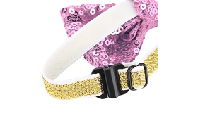 Sparkling Party Bow Tie Collar for Cats & Small Dogs