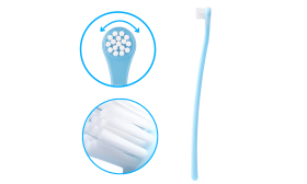 Gentle Clean Dental Toothbrush for Cats with Soft Nylon Bristles