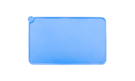 Waterproof Silicone Cat Feeding Mat with Raised Edges – Pet Food Bowl Placemat